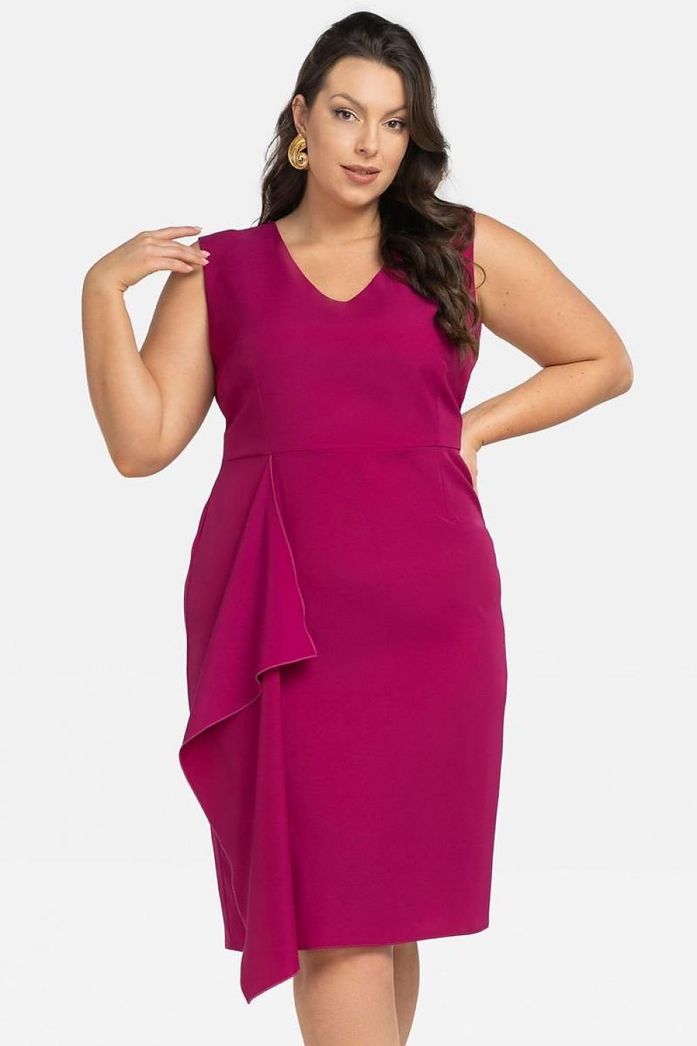 Plus size dress model 197780